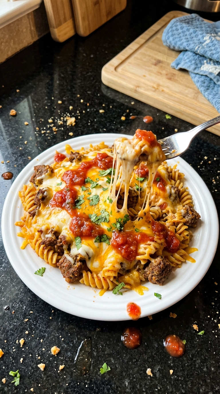 Savory Taco Pasta Bake