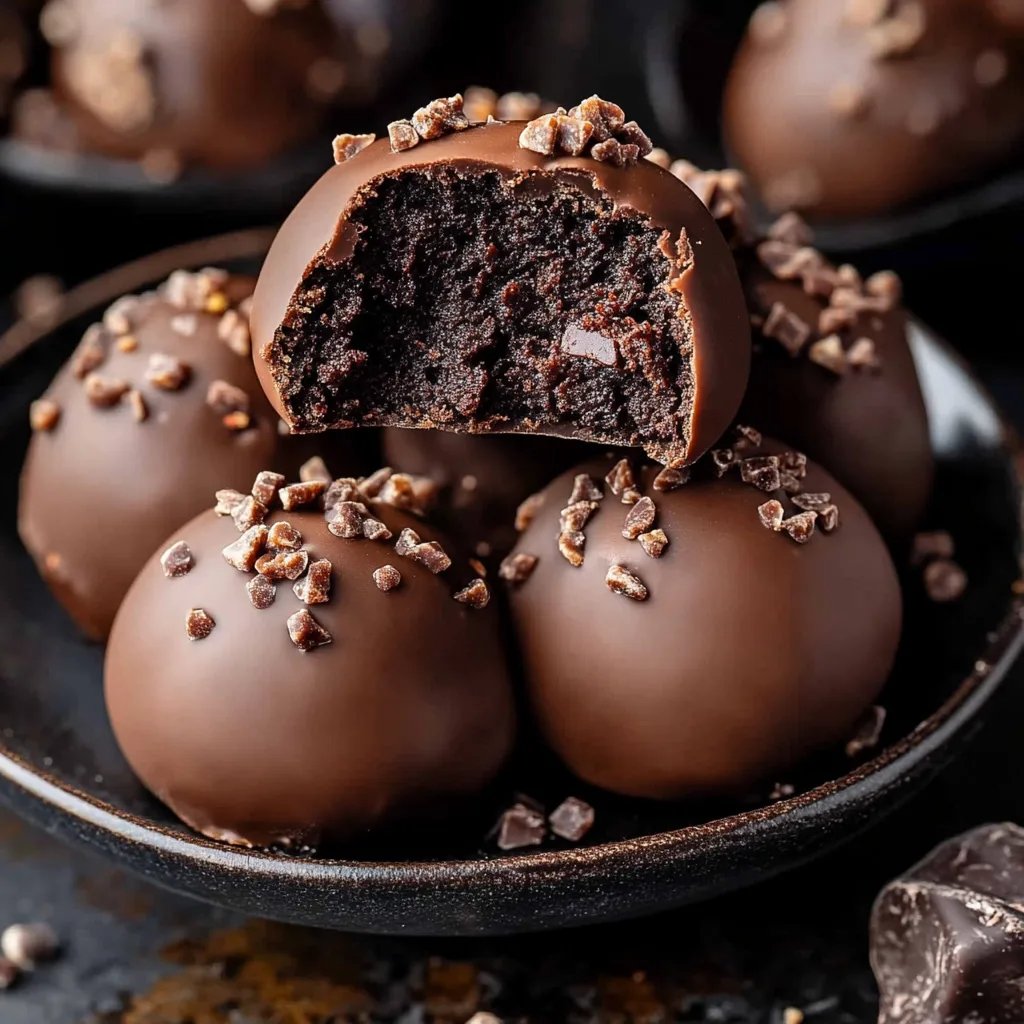 Ultimate Easy Brownie Truffles