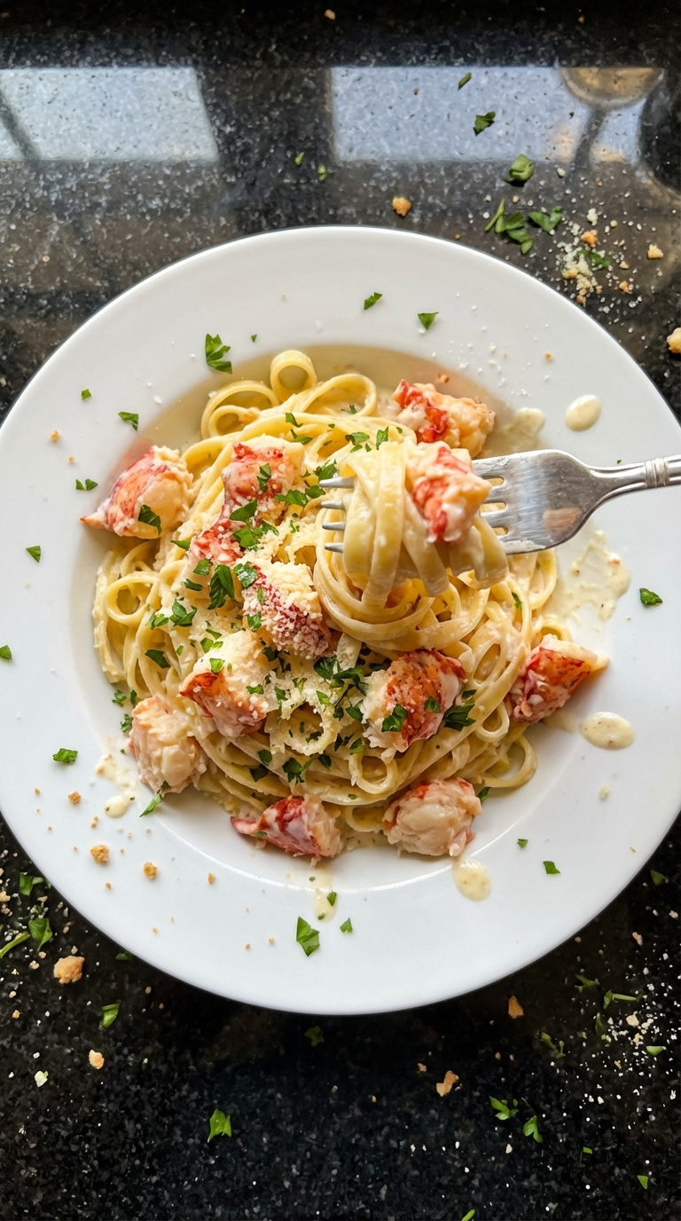 Creamy Lobster Alfredo Delight