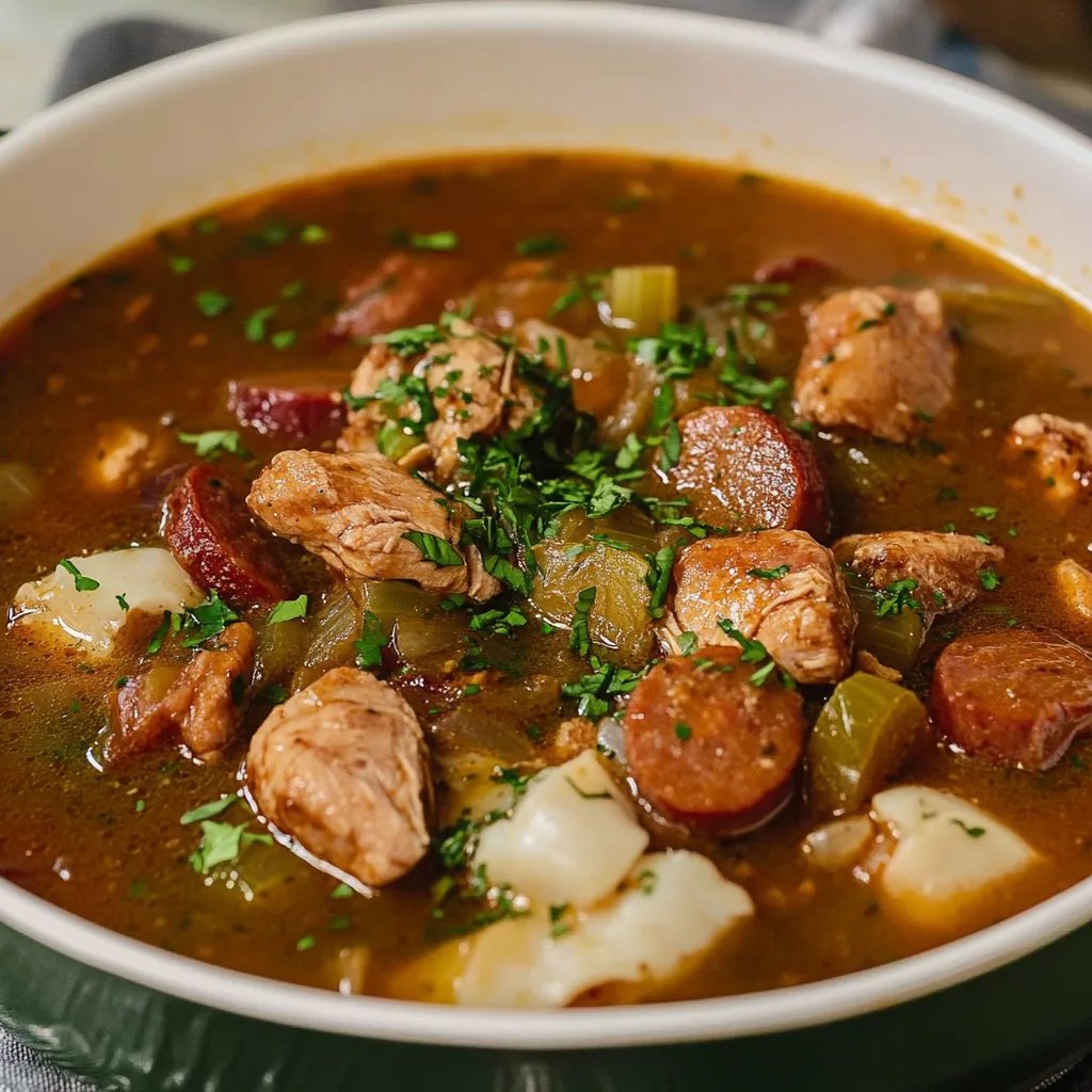Chicken and Sausage Gumbo